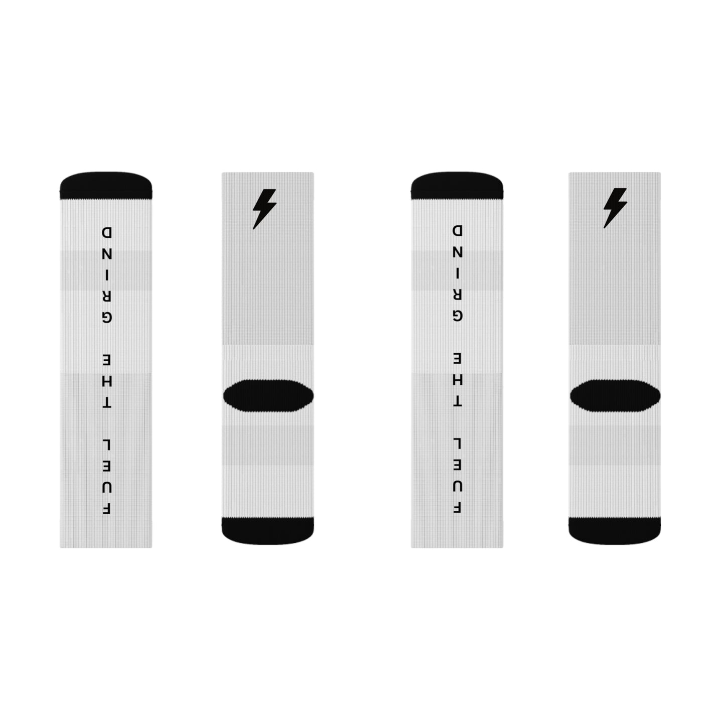 Fuel the Grind Bolt Socks