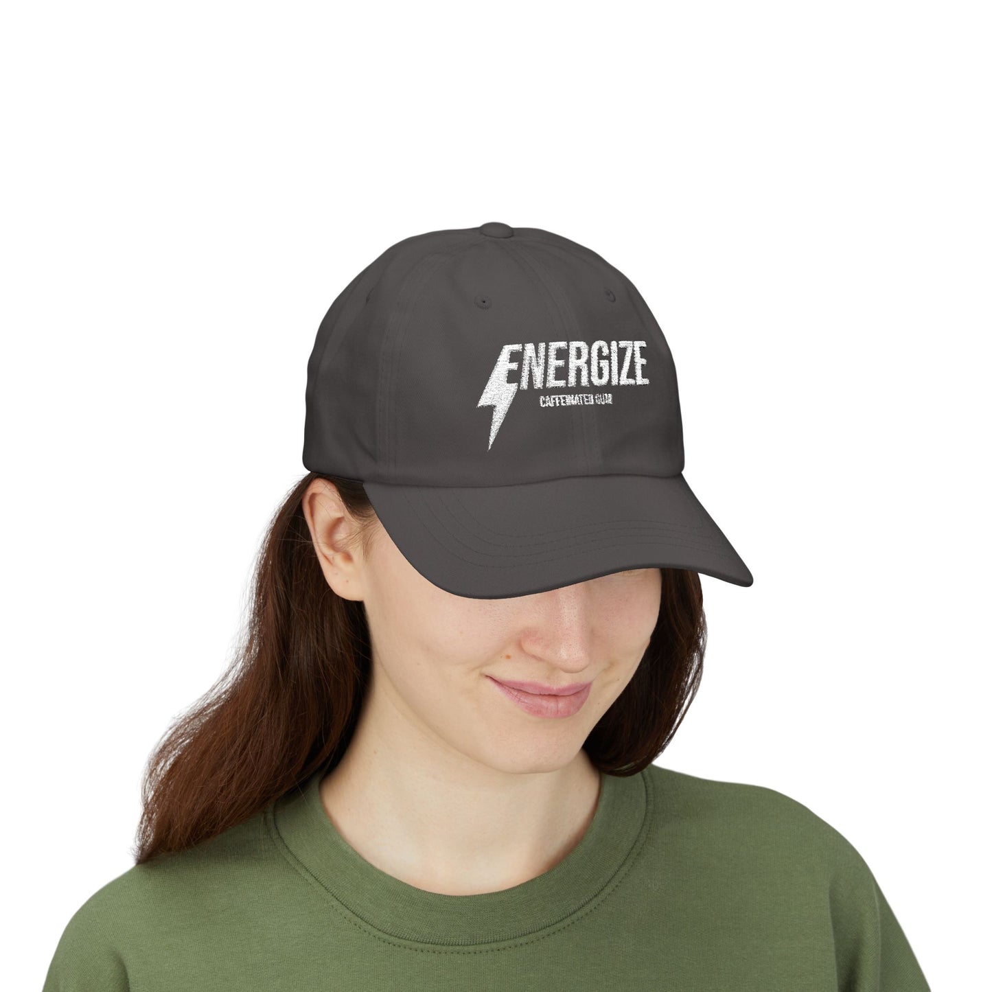 Dad Cap — ‘Energize’ Lightning Logo Embroidered Baseball Hat