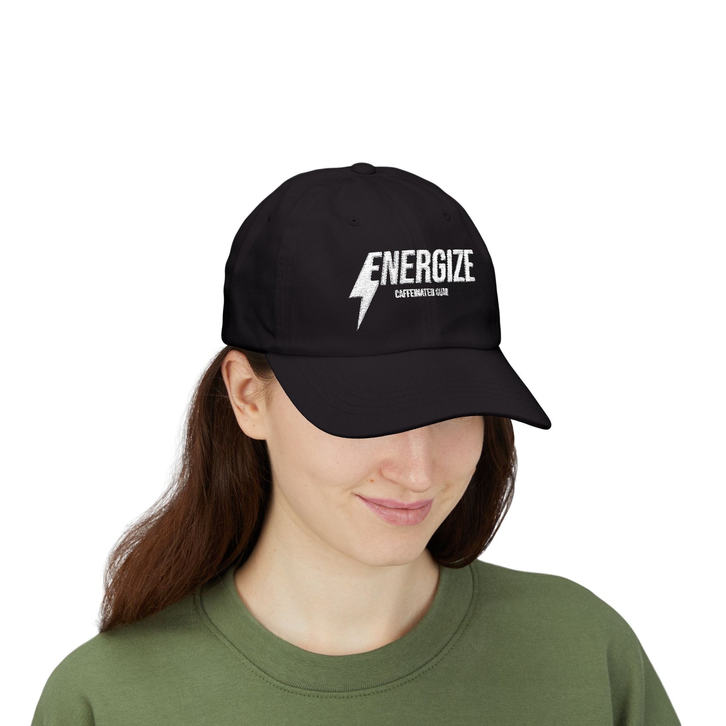 Dad Cap — ‘Energize’ Lightning Logo Embroidered Baseball Hat