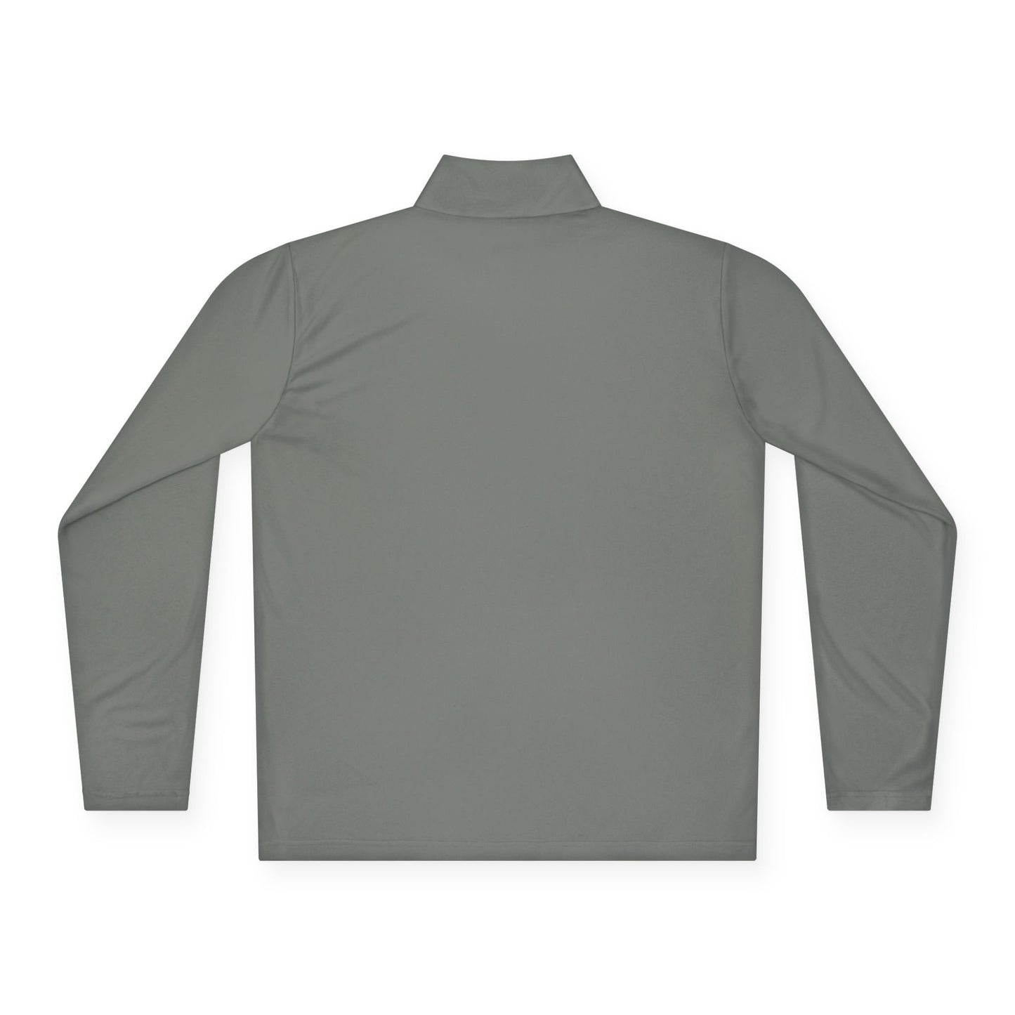Minimalist White Quarter-Zip Pullover
